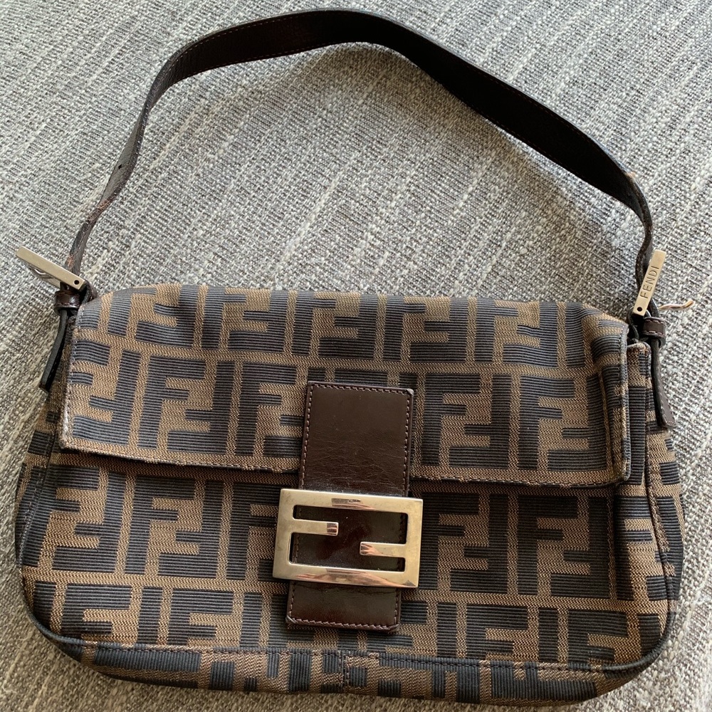 Authentic Fendi Zucca Baguette